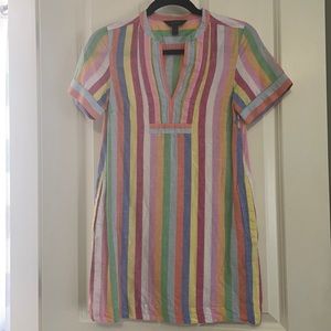 J. Crew Linen Dress - Multi Colored